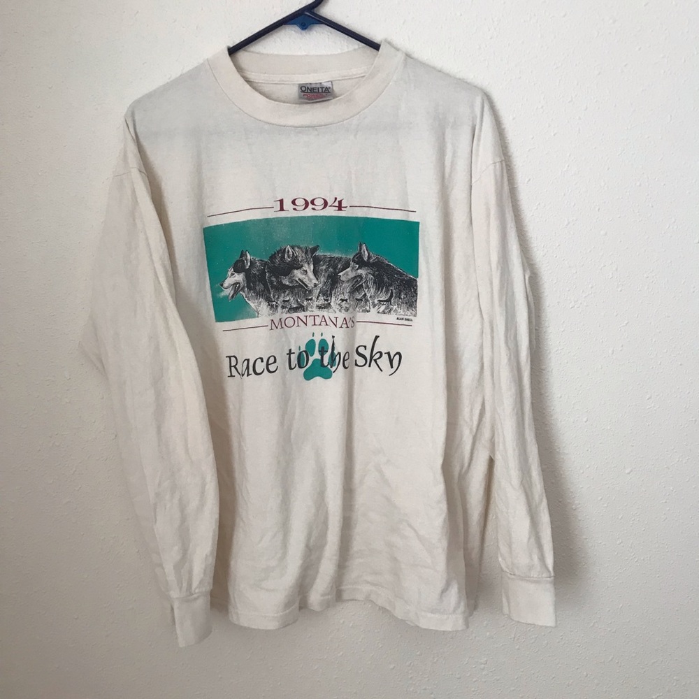 Vintage 1994 Montana Race to the sky long sleeve